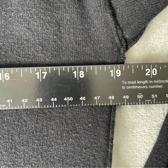 Michael Kors Black Longline Button Down Cardigan with Peek a Boo V-Neck Collar S - Picture 7 of 8